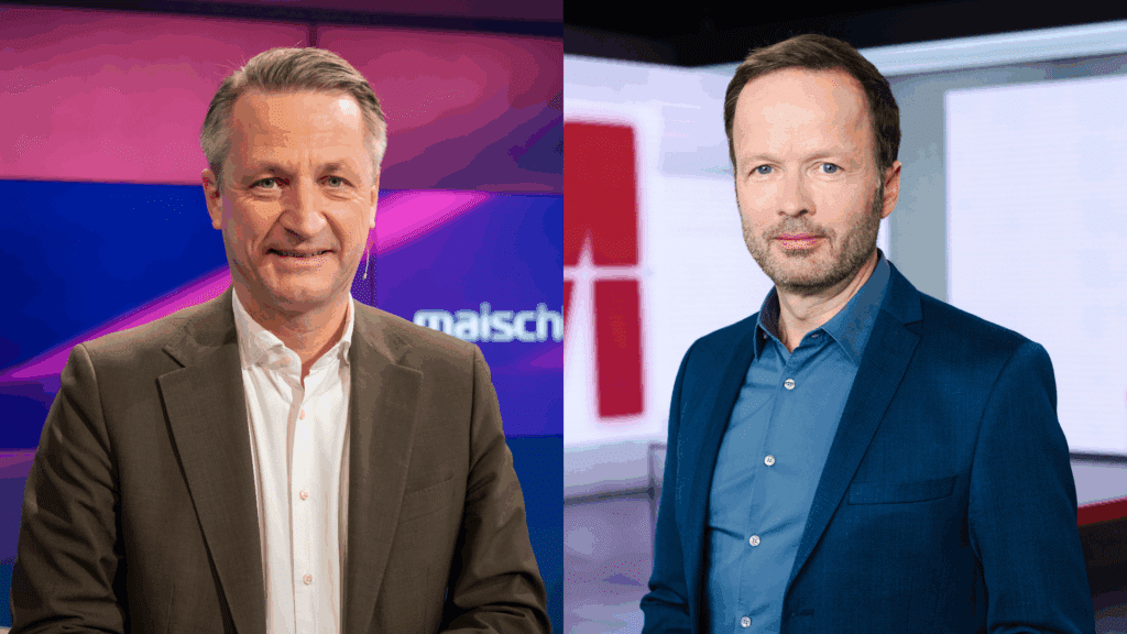 RTL-Journalist Nikolaus Blome und WDR-Journalist Georg Restle