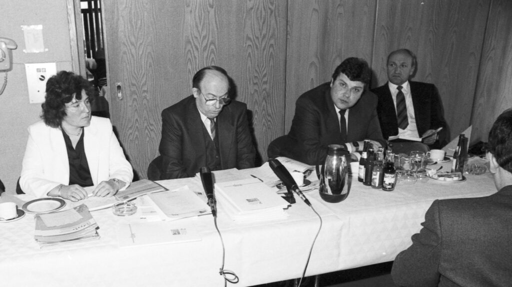 Christlicher Medienkongress 1982, Bärbel Wilde, Horst Marquardt, Wolfgang Baake, Friedrich Hänssler