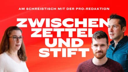 Zwischen Zettel und Stift