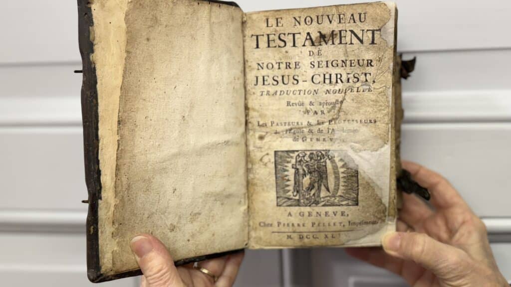 Waldenserbibel von 1744 zweite Seite