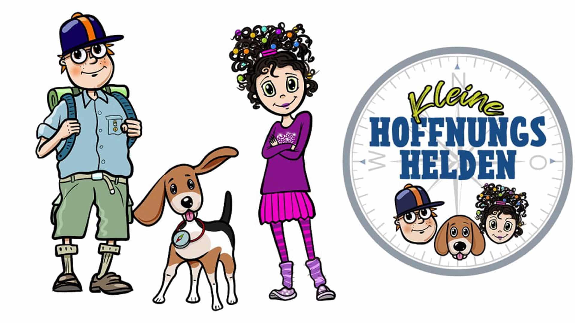 Sie sind die Hauptprotagonisten des neuen Onlineportals: die kleinen Hoffnungshelden.