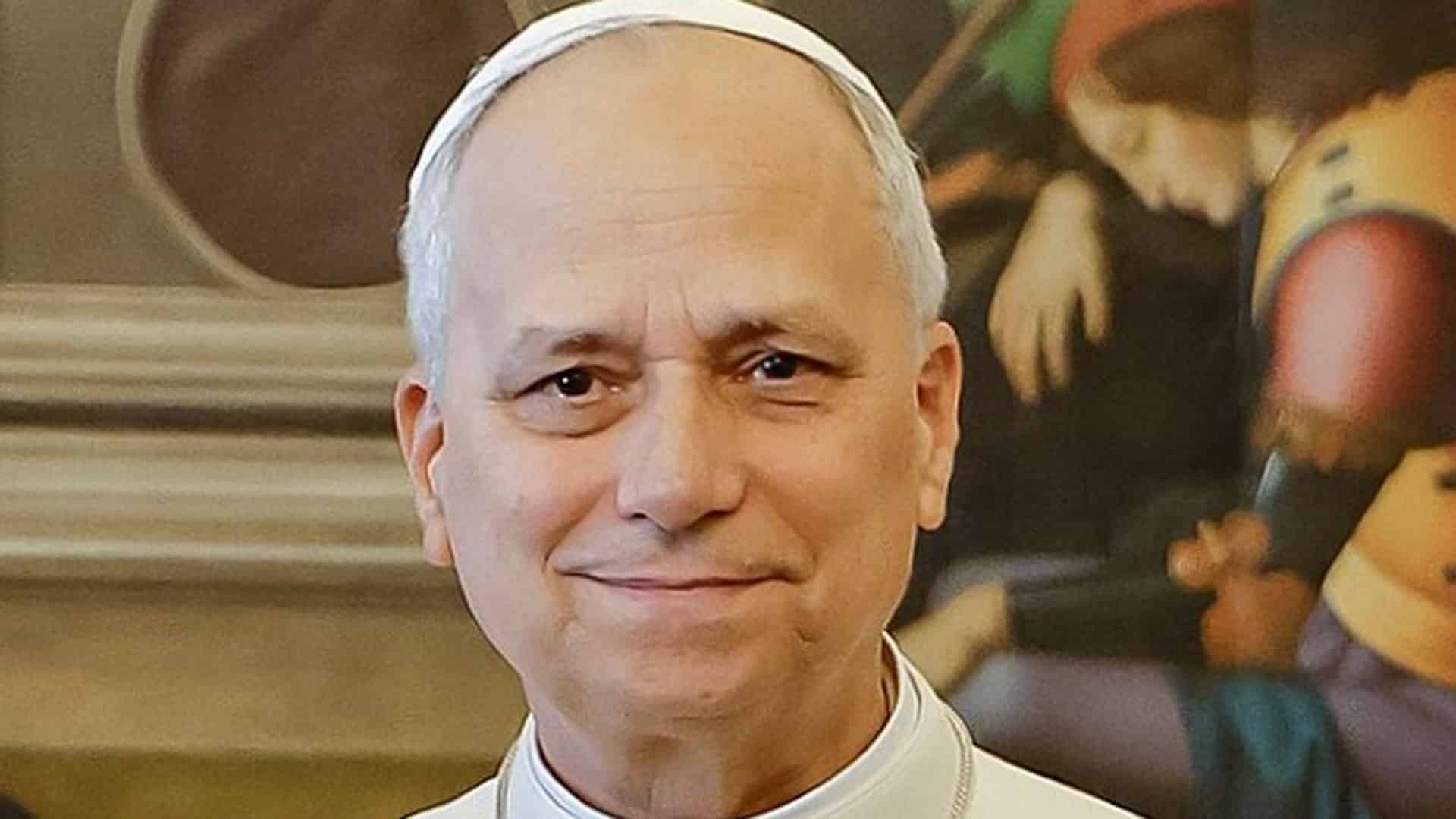 Papst Leo XIV. kommt...