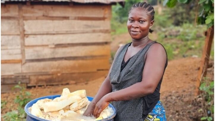 Jacquelle aus der Zentralafrikanischen Republik