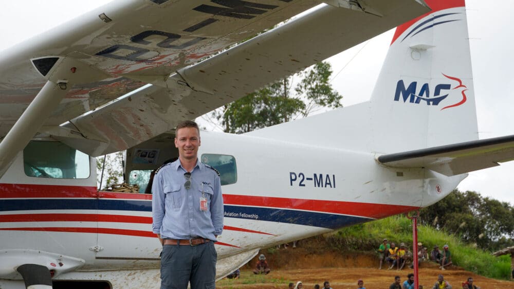 Jan Klassen ist für die MAF in Papua-Neuguinea im Einsatz