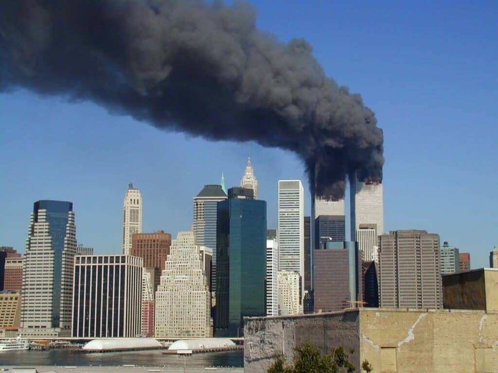 WTC, rauchende Türme