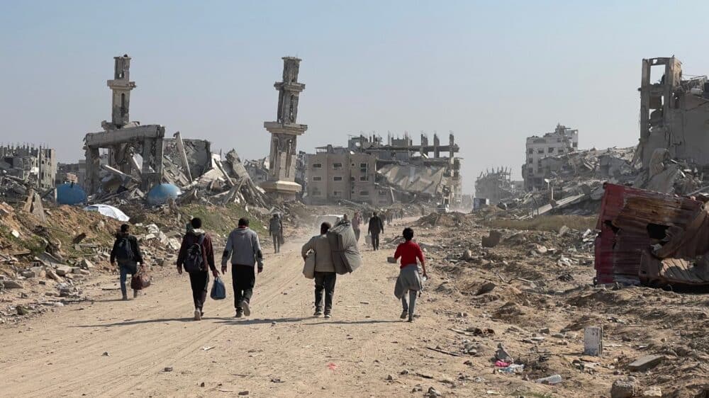 Gazastreifen zerstörte Gebäude