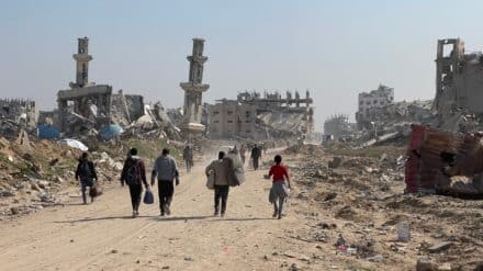 Gazastreifen zerstörte Gebäude